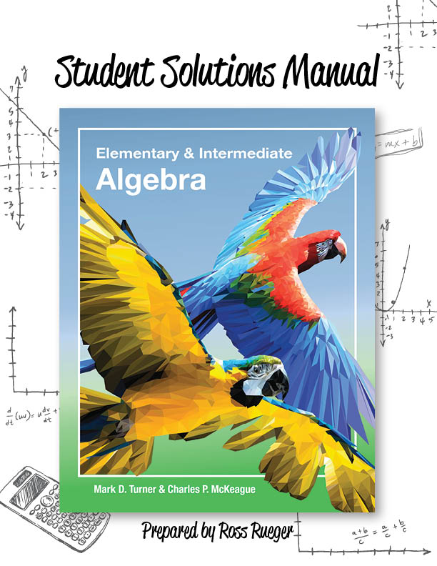 Student Solutions Manual for Elementary & Intermediate Algebra