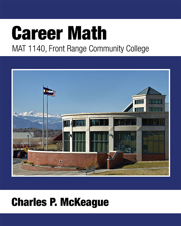 MAT 1140 Career Math for Front Range Community College
							