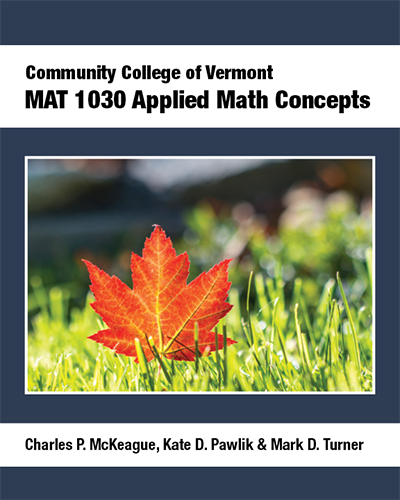 MAT 1030 CC of Vermont
							